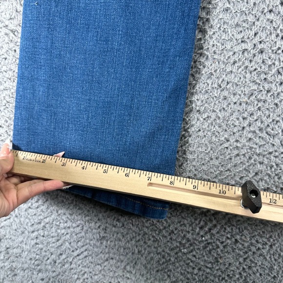 American Eagle Outfitters Favorite Jeans Womens 0 Blue Denim Boyfriend Stretch - Picture 11 of 12